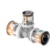 Тройник Uponor S-PRESS PLUS редукционный латунный 32-16-32