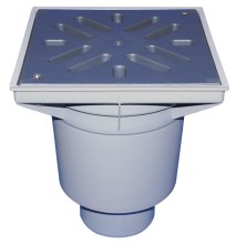 Трап дворовый HL 606L/5 c решеткой из ПП