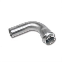 Отвод Sanha 9001A, 90 гр. ВПр-НПр, нержавеющая сталь, 22