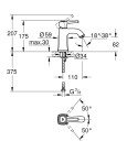 Смеситель для раковины Grohe Grandera 23310IG0