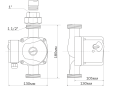 Циркуляционный насос Aquario AC256-180