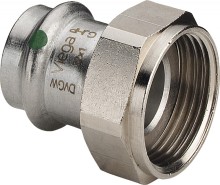 Соединение Viega с накидной гайкой 28 мм х G 1 НГ, Sanpress Inox, модель 2363
