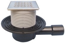 Трап HL 510NPr-3100 с Сухим сифоном, с решеткой 3121