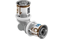 Угольник Uponor S-Press PLUS 90 32 x 32 мм, 10 бар, латунь