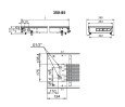 Внутрипольный конвектор с естественной конвекцией Techno KVZ 350-85-800