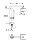 Душевая колонна Grohe Euphoria Cube 150 27696000