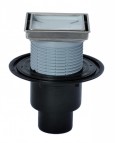 Трап HL 310NPr-3000 с Сухим сифоном, с решеткой 3020