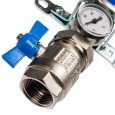 Коллектор Stout из нержавеющей стали в сборе с расходомерами 1/3/4x8, SMS 0907 000008