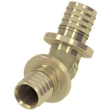 Уголок TECE TECEflex соединительный 45 гр, 40x40, латунь, наружная резьба