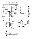 Кран сенсорный Grohe Euroeco Cosmopolitan E 36271000