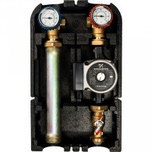 Насосная группа Stout с прямым контуром 1 с насосом Grundfos UPSO 25-65 в теплоизоляции, 35kW[DT10C], SDG-0001-002502
