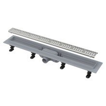 Лоток душевой Alcaplast APZ10 850 мм с порогами с порогами для перфорированной решетки