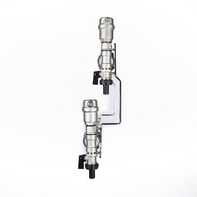 Коллекторная группа VALTEC НЕРЖ, в сборе, 1х4 вых. Евроконус 3/4