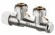 Узел нижнего подключения Oventrop Multiblock T 3/4 угловой, с преднастройкой