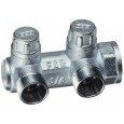 Запорный коллектор FAR 3/4 с 2 отводами М24х19, концевой