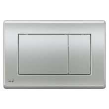 Кнопка смыва, пластик, матовый xром Alcaplast M272