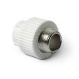 Муфта полипропиленовая комбинированная PRO AQUA PP-R НР белая (32-1), арт.PA23018P