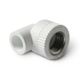 Угольник полипропиленовый комбинированный PRO AQUA PP-R ВР белый (25-1/2), арт.PA26012P