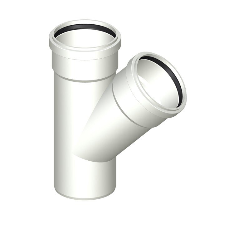 Тройник POLOPLAST POLO-KAL 3S PKSA DN125/125 45 гр.