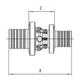 Муфта Rehau соединительная переходная 32-25 PX