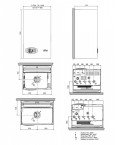 Настенный газовый двухконтурный котел отопления Ferroli DIVATECH D F 24