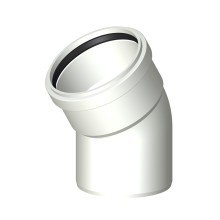 Отвод POLOPLAST POLO-KAL 3S PKSB DN125 30 гр.
