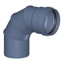 Отвод POLOPLAST POLO-KAL NG PKB DN250 87,5 гр.