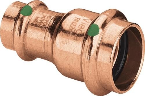 Муфта медная Viega редукционная 35 x 28 мм, Profipress, модель 24152