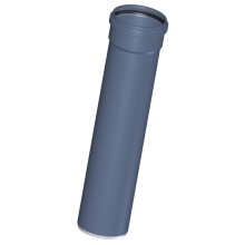 Труба канализационная POLOPLAST POLO-KAL NG с раструбом PKEM DN125 L=500