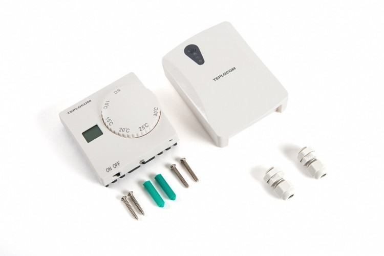 Термостат комнатный TEPLOCOM TS-2AA/3A RF2