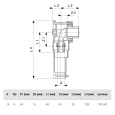 Водорозетка Viega SmartPress 16 X Rp 1/2, в кожухе, модель 6720.01