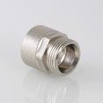 Переходник VALTEC 1/2 дюйма х 3/4 внутренняя-наружная резьба, никелированная латунь