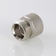 Переходник VALTEC 1/2 дюйма х 3/4 внутренняя-наружная резьба, никелированная латунь