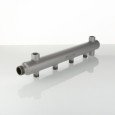 Этажный коллектор VALTEC из стали (труба ДУ-40), с межосевым расстоянием выходов 100мм, 1 х 3 выхода 1/2 НР