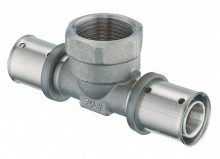 Пресс-тройник FAR 20*2 x 1/2 ВР х 20*2
