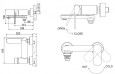 Смеситель для ванны Bravat OPAL F6125183CP-01-RUS