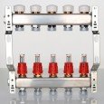 Блок коллекторный VALTEC с расход. 1х3 вых Евроконус 3/4