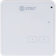 Комнатный терморегулятор Stout R-10z, проводной, белый (STE-0101-010004)