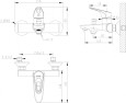 Смеситель для ванны Bravat Drop-D F648162C-B-RUS