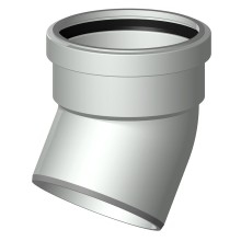 Отвод POLOPLAST POLO-KAL 3S PKSB DN110 30 гр.