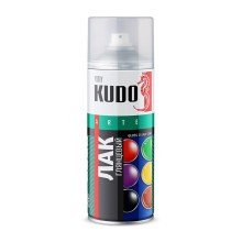 Лак Kudo KU-9002 аэрозольный акриловый универсальный глянцевый (0,52л)