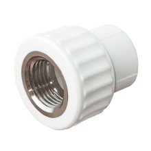Муфта полипропиленовая Valfex переходная с внутренней резьбой 25 x 3/4, белая