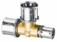 Пресс-тройник FAR 20*2 x 3/4 ВР х 20*2 лат.