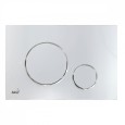 Кнопка смыва, пластик, хром Alcaplast M671