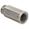 Удлинитель VALTEC 1/2 х 20 мм внутренняя-наружная резьба, никелированная латунь