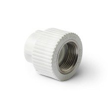 Муфта полипропиленовая комбинированная PRO AQUA PP-R ВР белая (20-3/4), арт.PA22010P