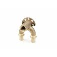 Угольник Rehau проточный настенный 16/20-Rp 1/2 короткий RX