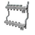 Коллектор Royal Thermo универсальный с запорными вентилями 1х3/4ЕК с 3 контурами