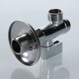 Кран шаровой VALTEC угловой с фильтром для подключения сантехнических приборов 1/2х3/4