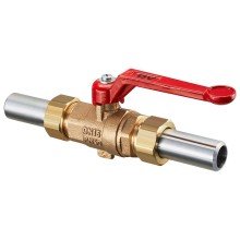 Кран шаровой Oventrop Optibal DN 20 сварка-сварка PN 40, рукоятка рычажная алюминиевая